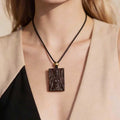 Servitor of the Outer Gods Cthulhu Necklace | Lovecraftian Cosmic Horror Occult Obsidian Pendant
